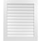 Ekena Millwork Vertical Surface Mount PVC Gable Vent: Non-Functional, w/3-1/2"W x 1"H, Standard Frame, 32"W x 38"H GVPVE32X3801SN - alternate 1